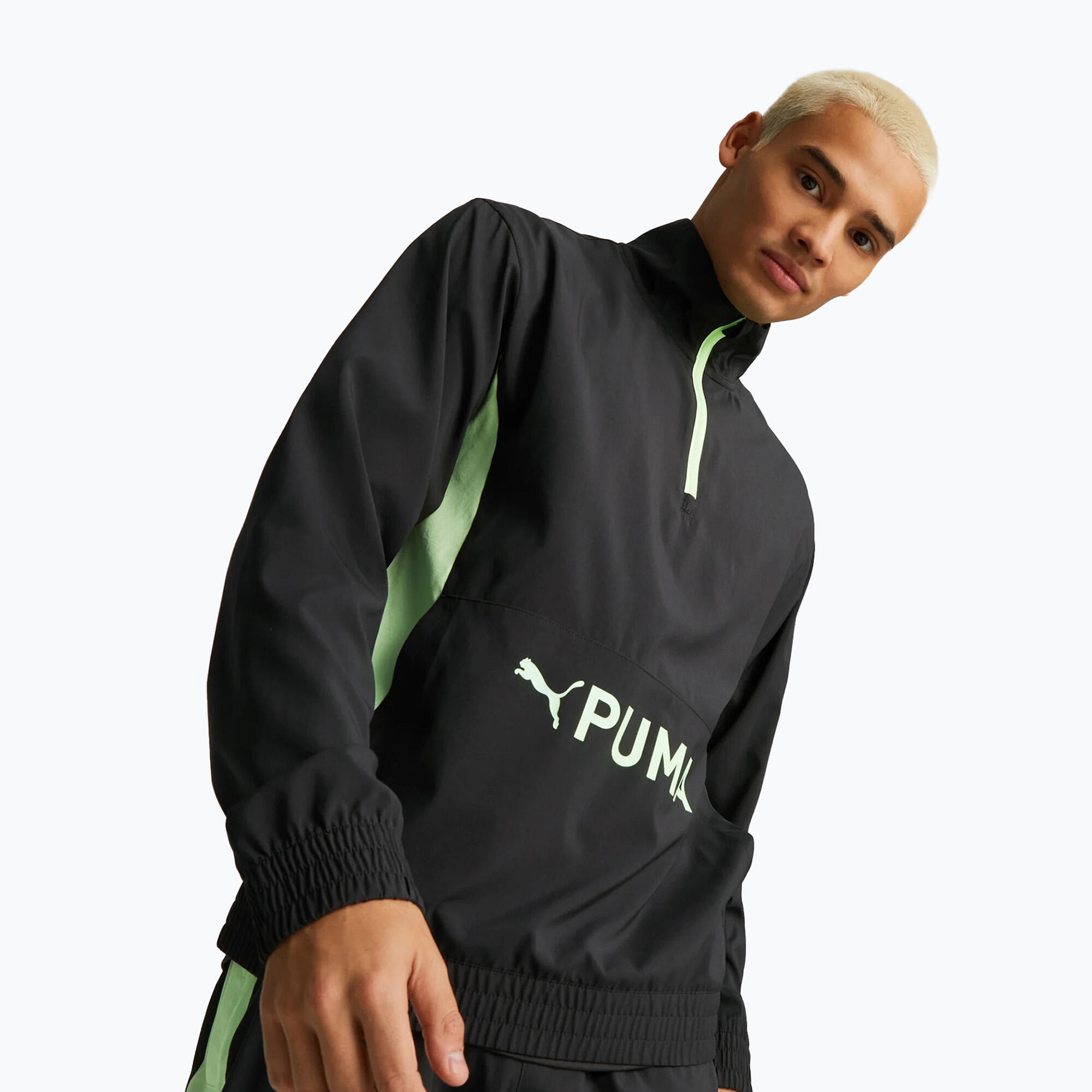 Sweat-shirt d'entraînement pour hommes PUMA Fit Heritage Woven 3/5