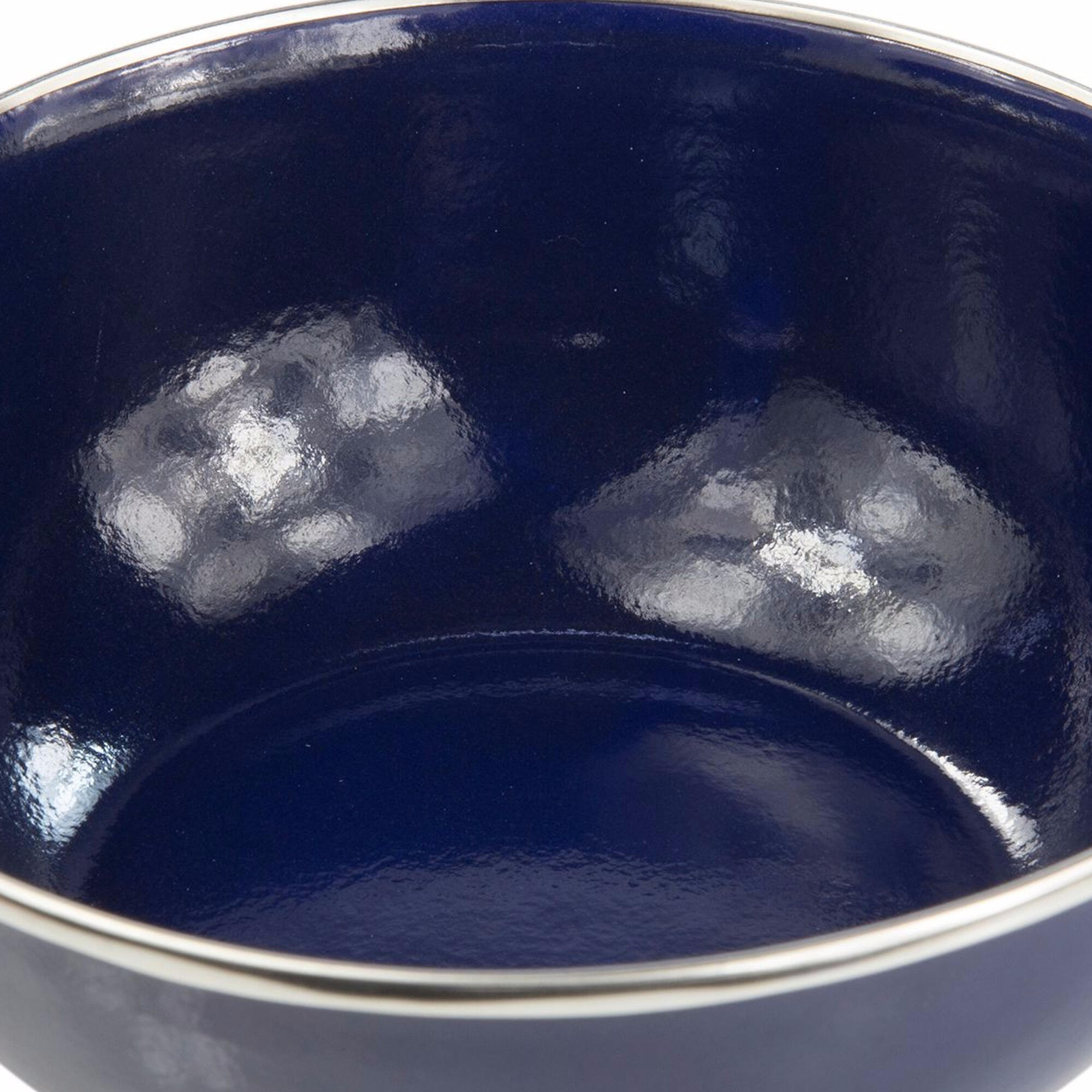 Enamel camping bowl (Blue)