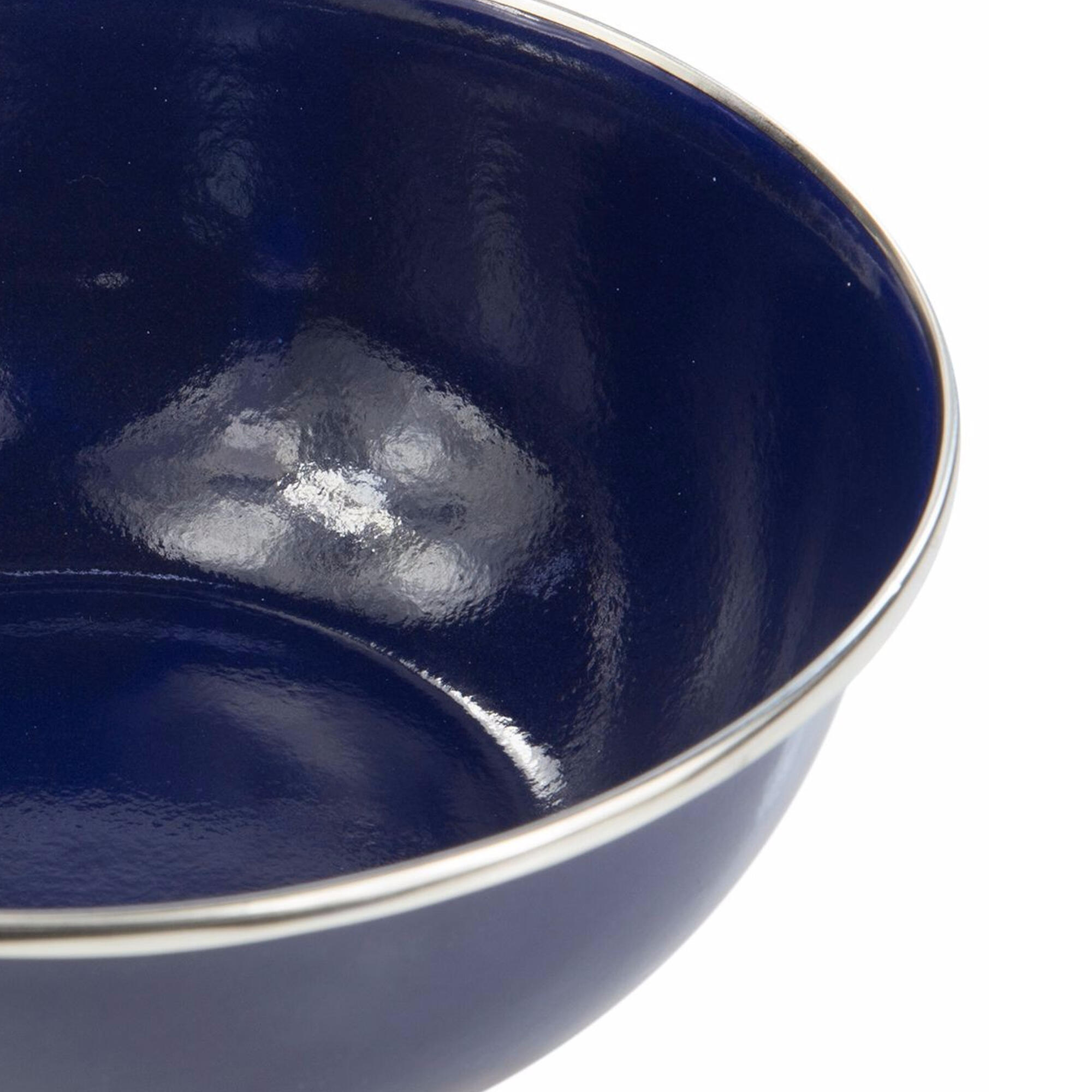 Enamel camping bowl (Blue)