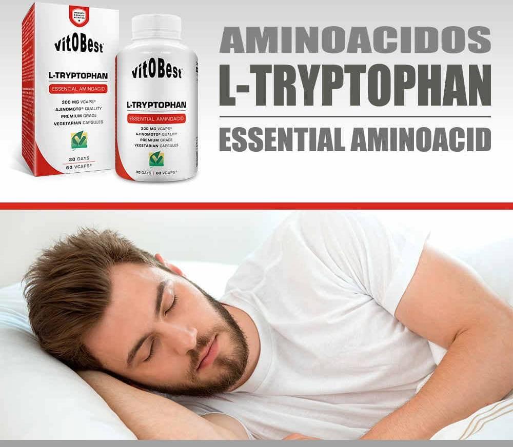 L-Triptofano - 60 cápsulas de VitoBest 2/4