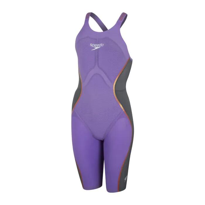 Speedo Fastskin LZR Pure Intent Openback Kneeskin - Purple Reign 4/5