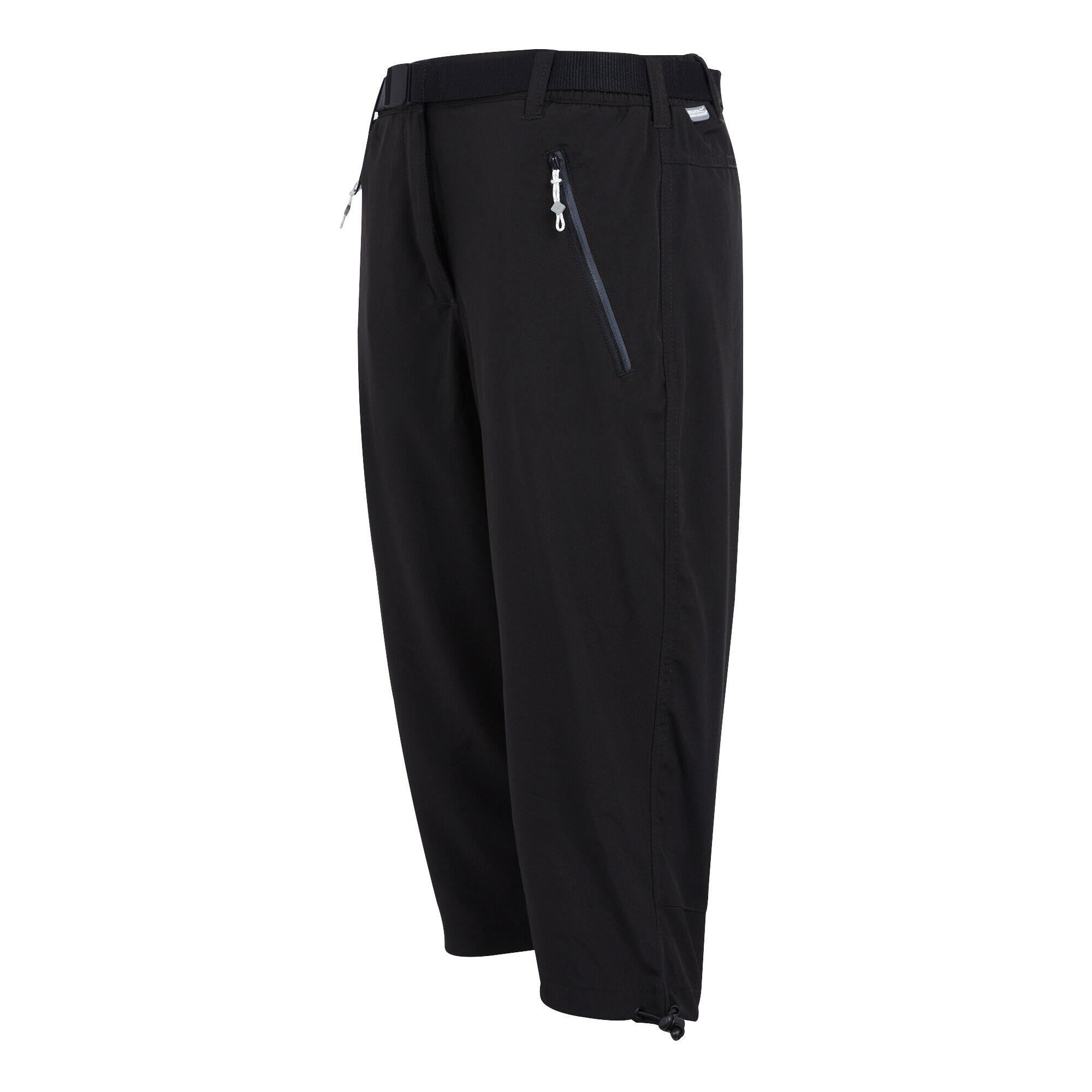 Womens/Ladies Xert Stretch Light Capris (Black) 3/4