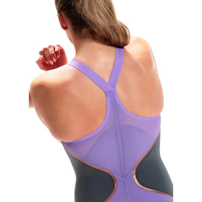 Speedo Fastskin LZR Pure Intent Closedback Kneeskin - Purple Reign 2/6