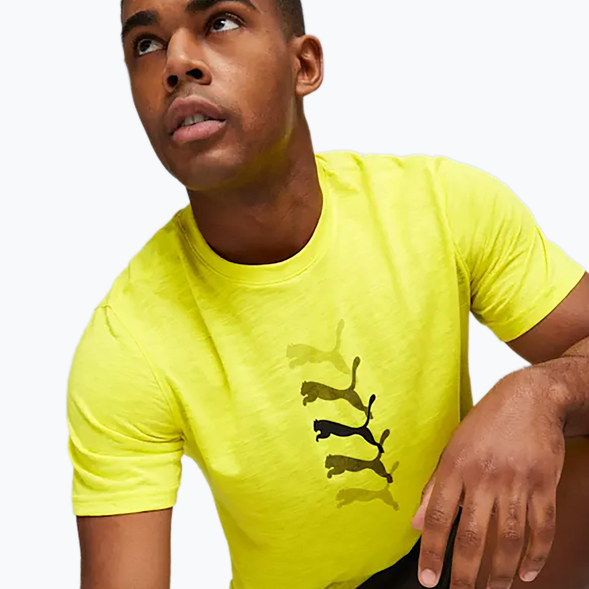 T-shirt d'entraînement homme PUMA Graphic Tee Puma Fit 3/5