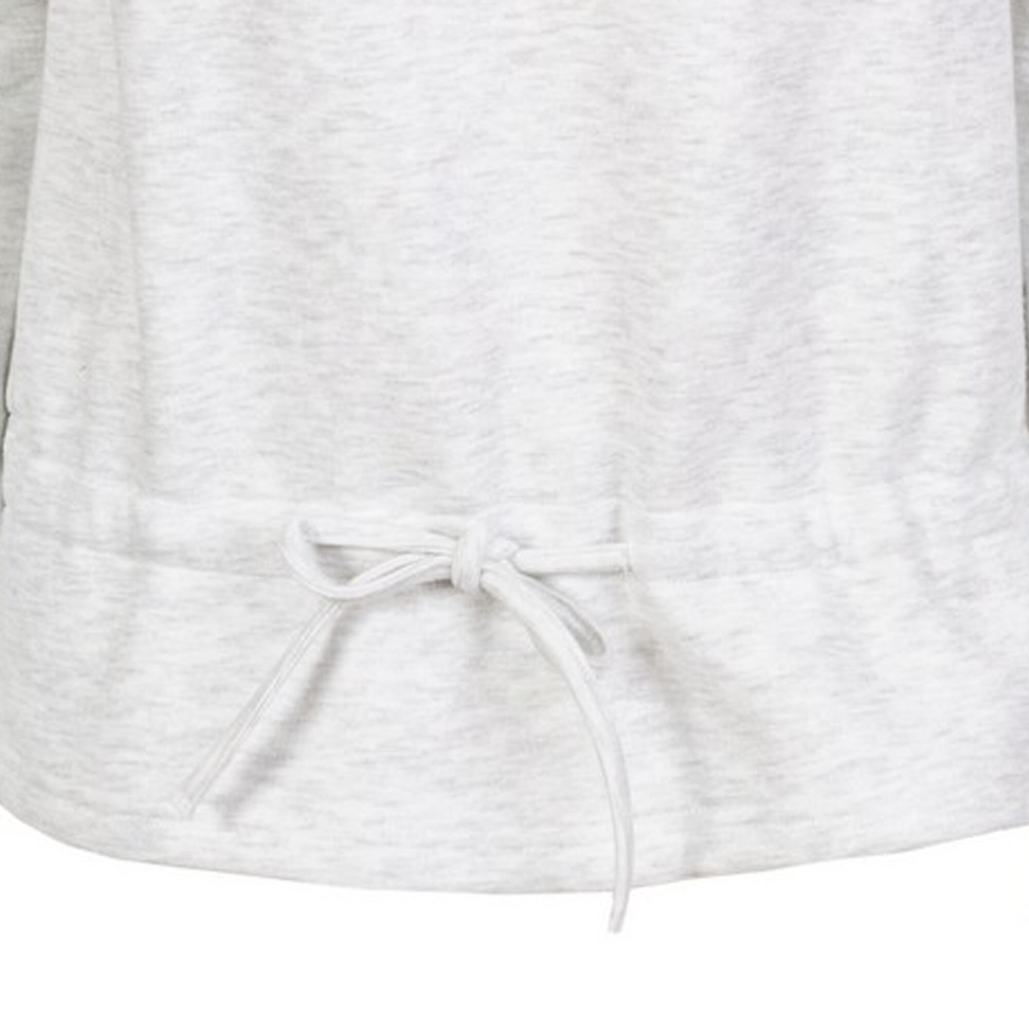 Womens/Ladies Gretta Marl Round Neck Sweatshirt (Pale Grey) 3/4