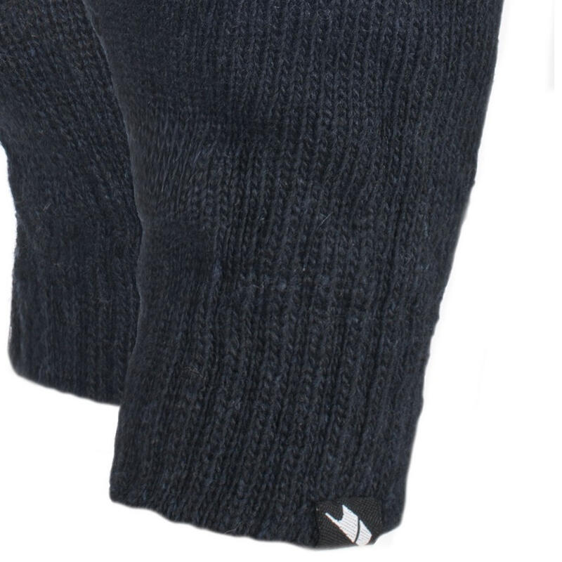 Bargo Gants en tricot Homme (Noir)