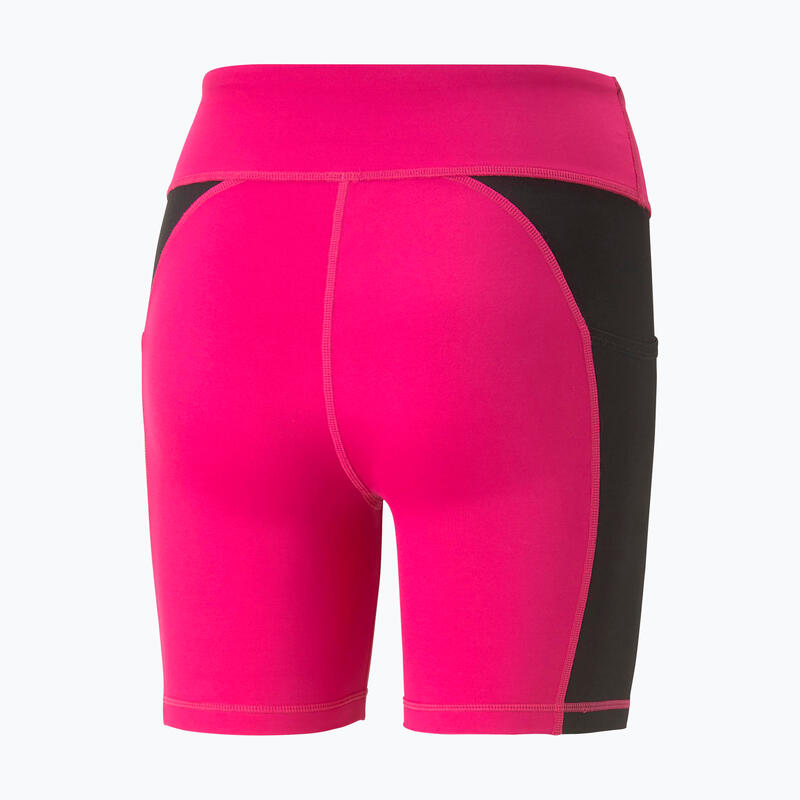 Șort fitness antrenament Fit 5", roz