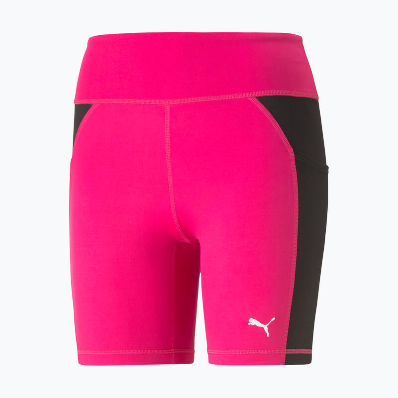 Șort fitness antrenament Fit 5", roz