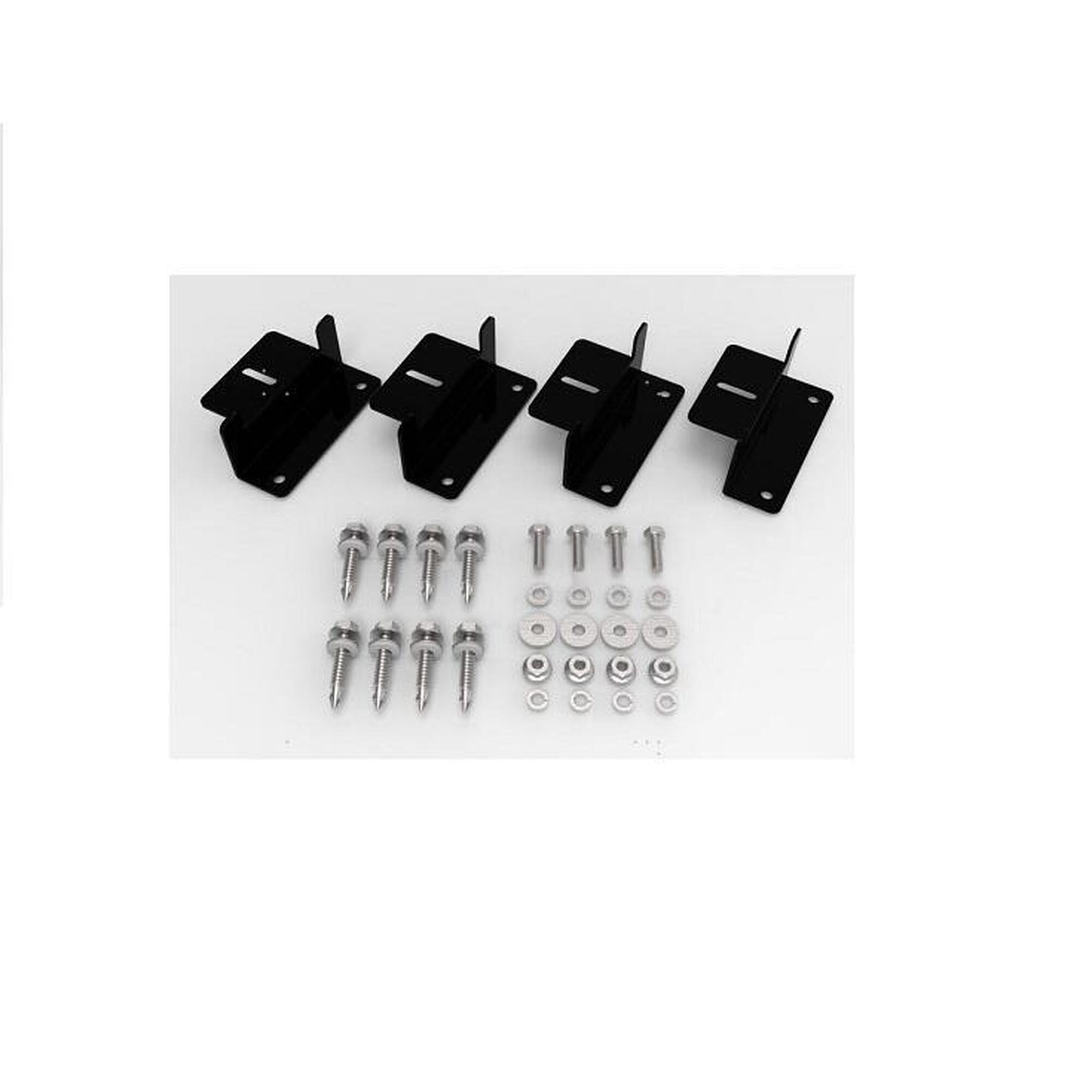 Pés de montagem p/pack 2 Painéis Solares 100W Rigidos