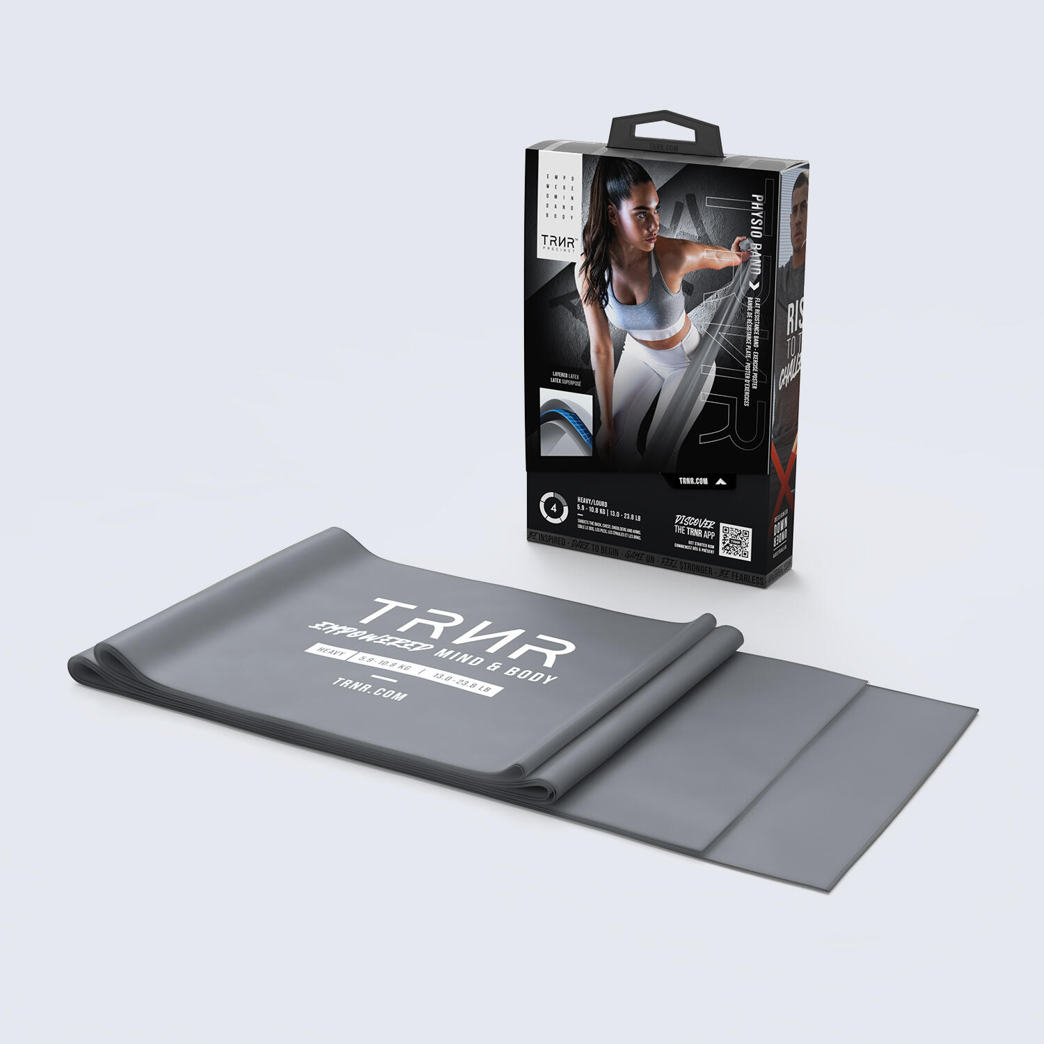 PB2 PHYSIO BAND Low Resistance Band 3.6 6.6 kg BLUE
