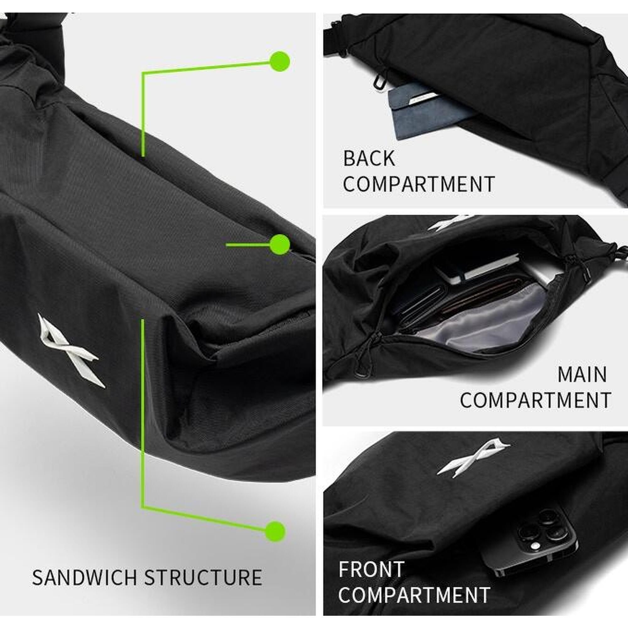 VIA Chest Bag 4L - Black