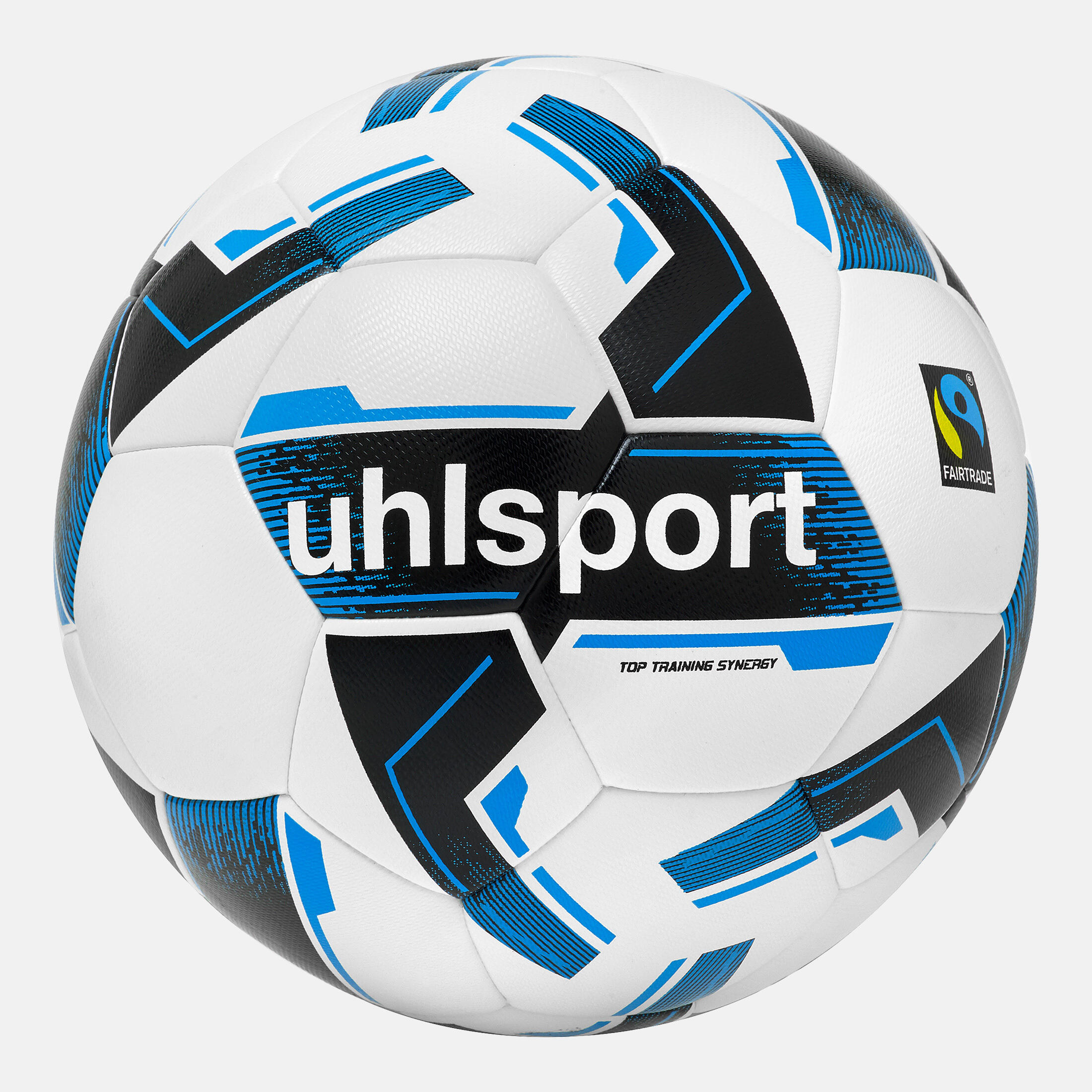 Uhlsport - Football Top Training Synergy Fairtrade Uhlsport - Ballon De Foot - Blanc|bleu|noir - 4 - Decathlon