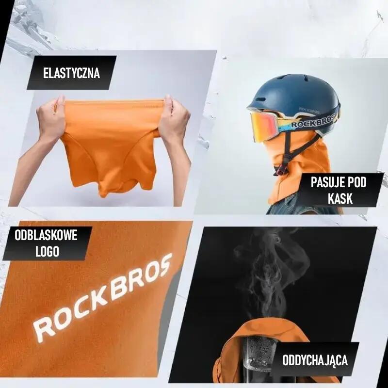 Kominiarka maska na twarz ocieplana Rockbros LF7345 3/6