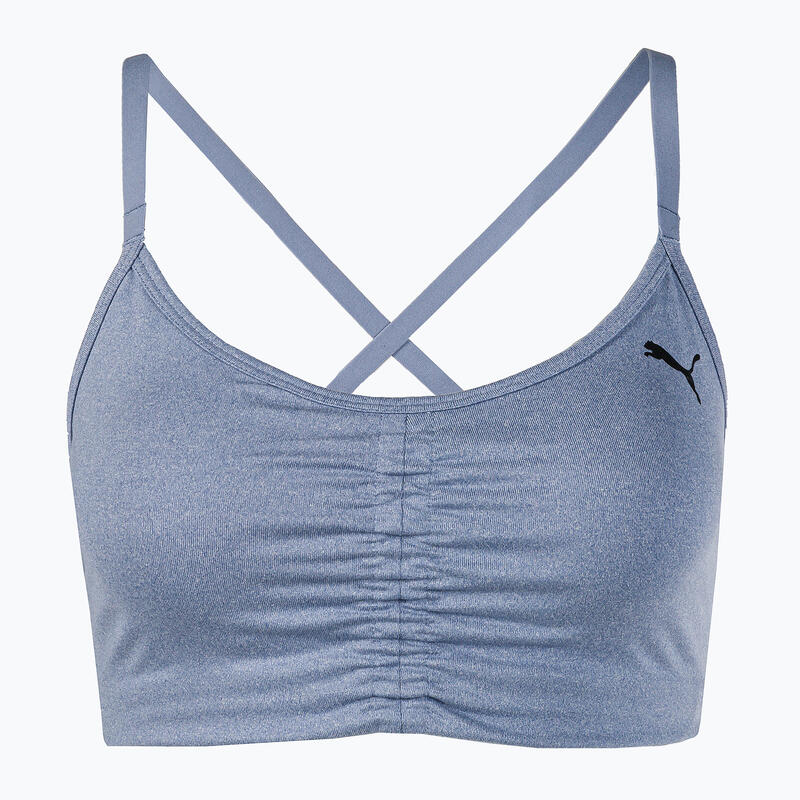 Bustieră fitness PUMA Low Impact Studio Albastru