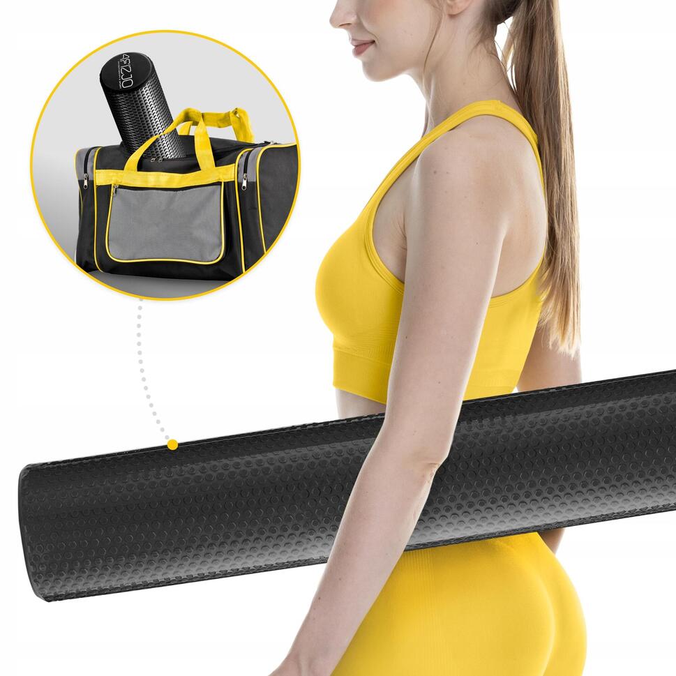 Roller do masażu z kolcami 4FIZJO CARE+ 90 cm