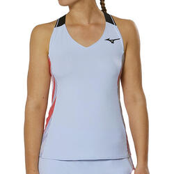 Débardeur De Tennis Bleu Femme tech Mizuno Printed