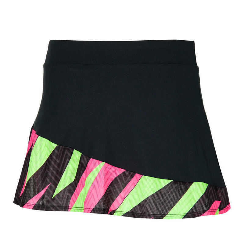Jupe de Tennis Noir Femme Mizuno Flying Skirt