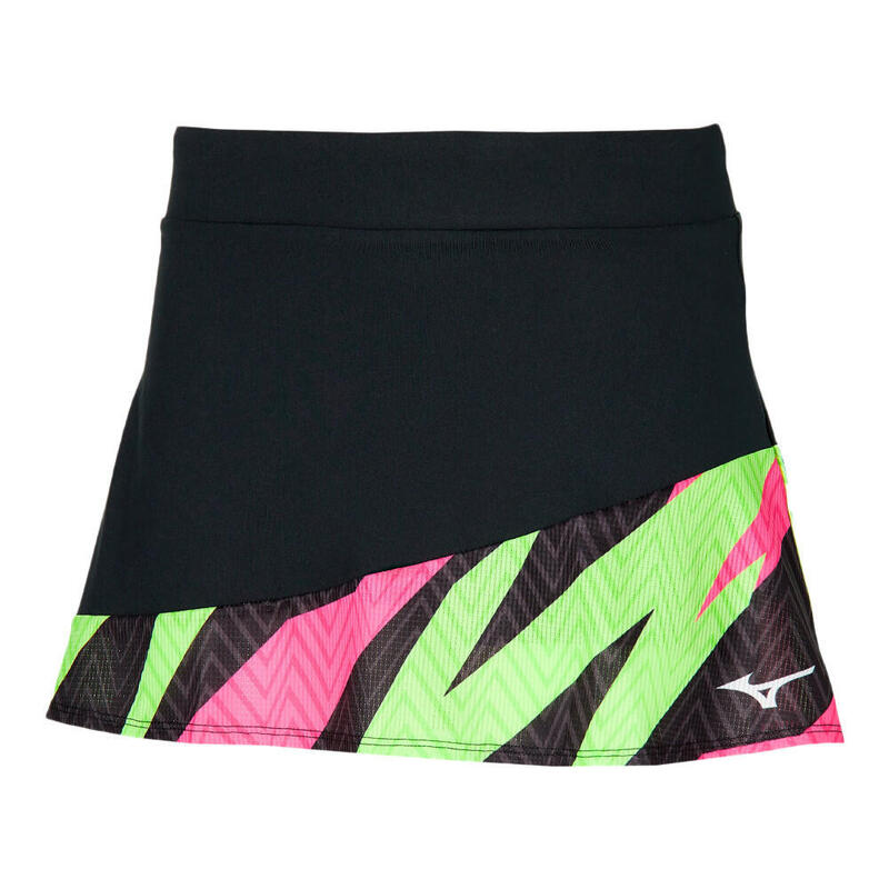 Jupe de Tennis Noir Femme Mizuno Flying Skirt