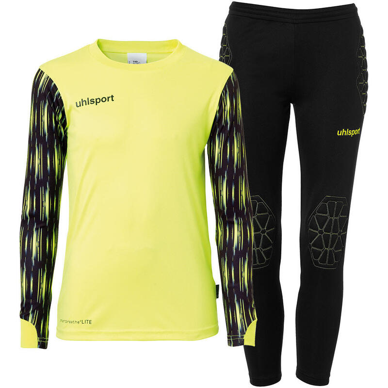 Fire Edition Supersoft HN #364 en fluo rot/fluo gelb/schwarz Guantes de Portero