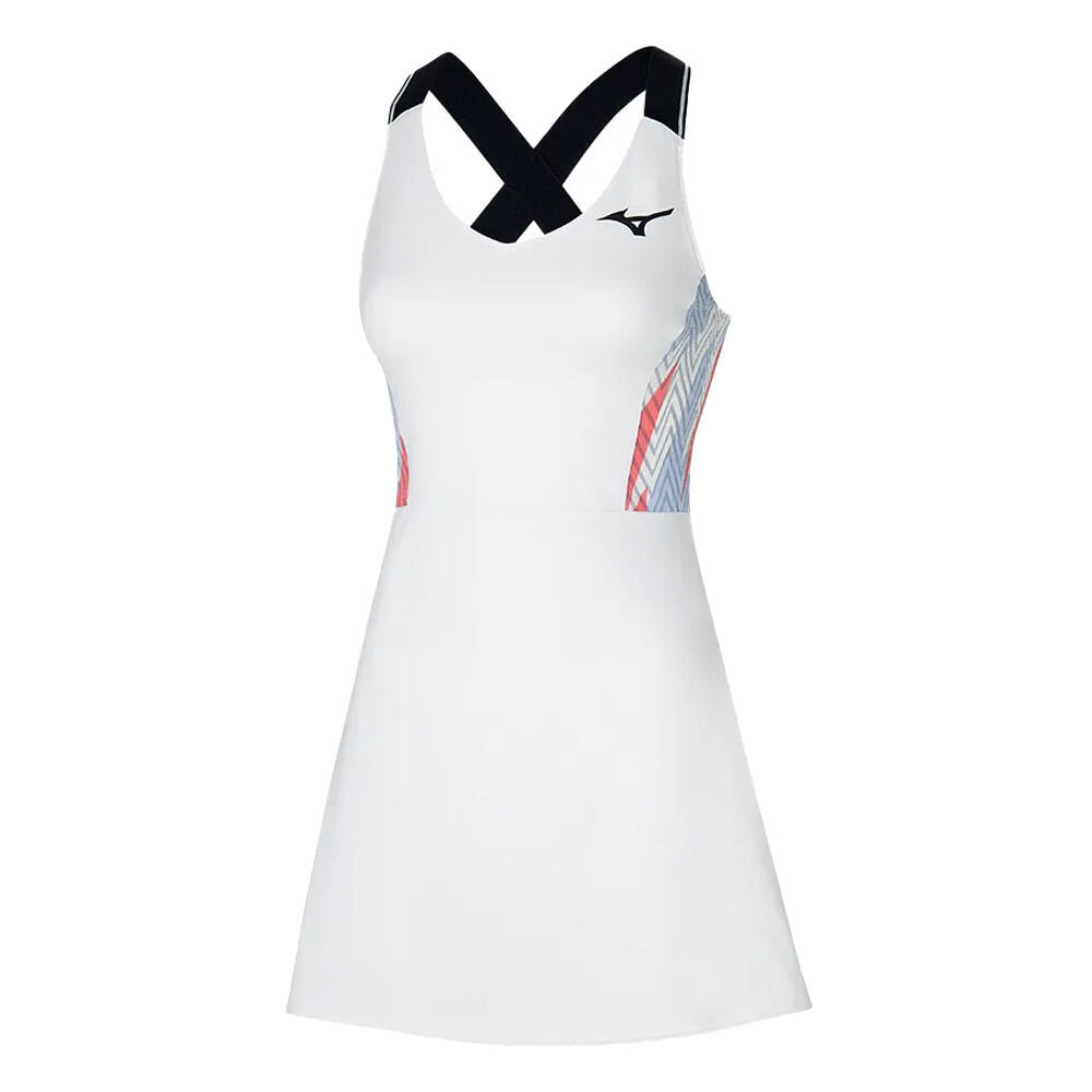 Robe de Tennis Blanche Femme Mizuno Printed MIZUNO Decathlon