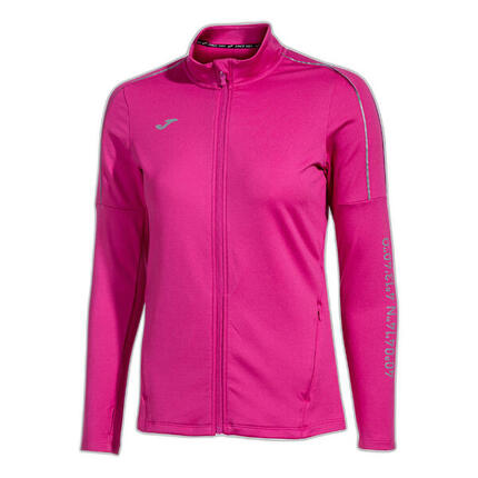 Sudadera mujer Joma R-City con cremallera completa, S, rosa