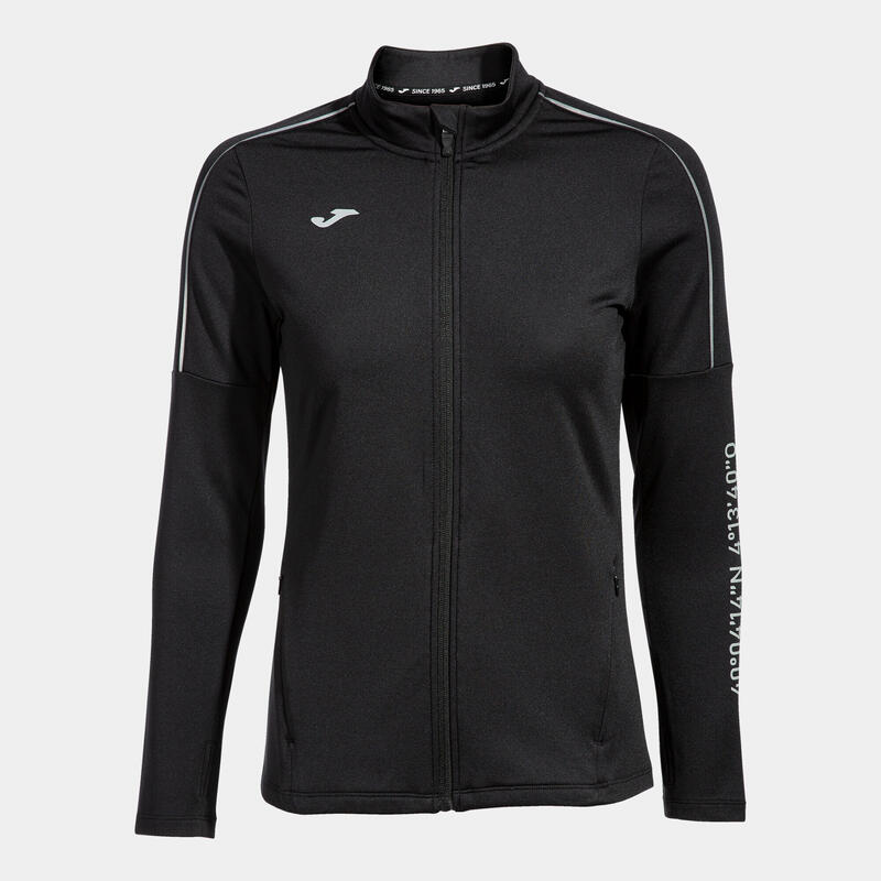 Joma R-City hardloopsweatshirt voor dames met volledige ritssluiting