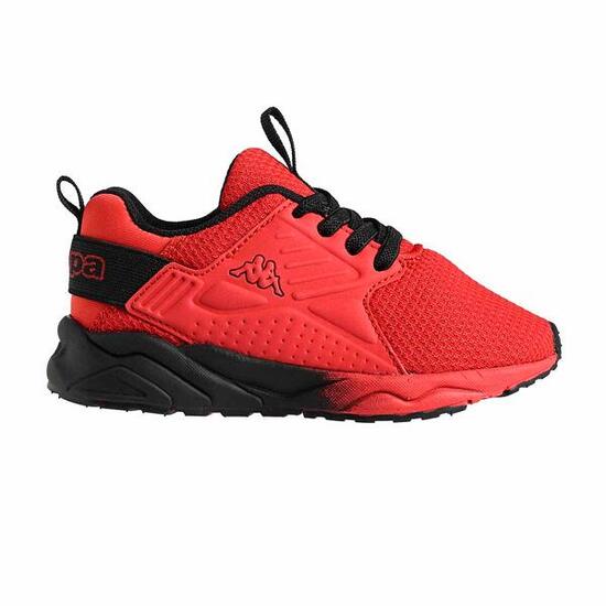 Zapatillas Kappa Malone Rojas y Negras para Niño