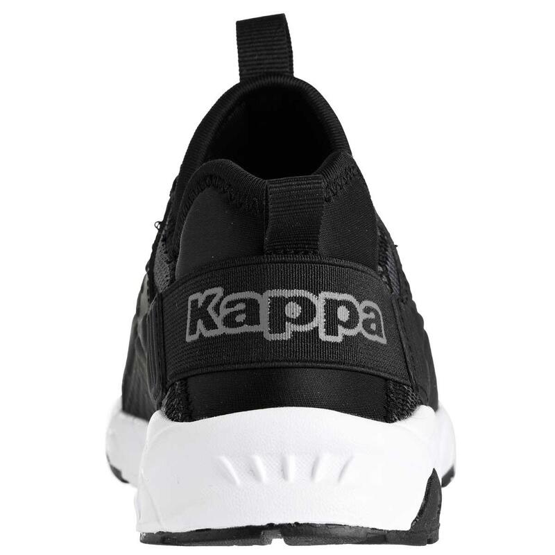 kappa sneakers da bambino in poliestere nero da allenamento