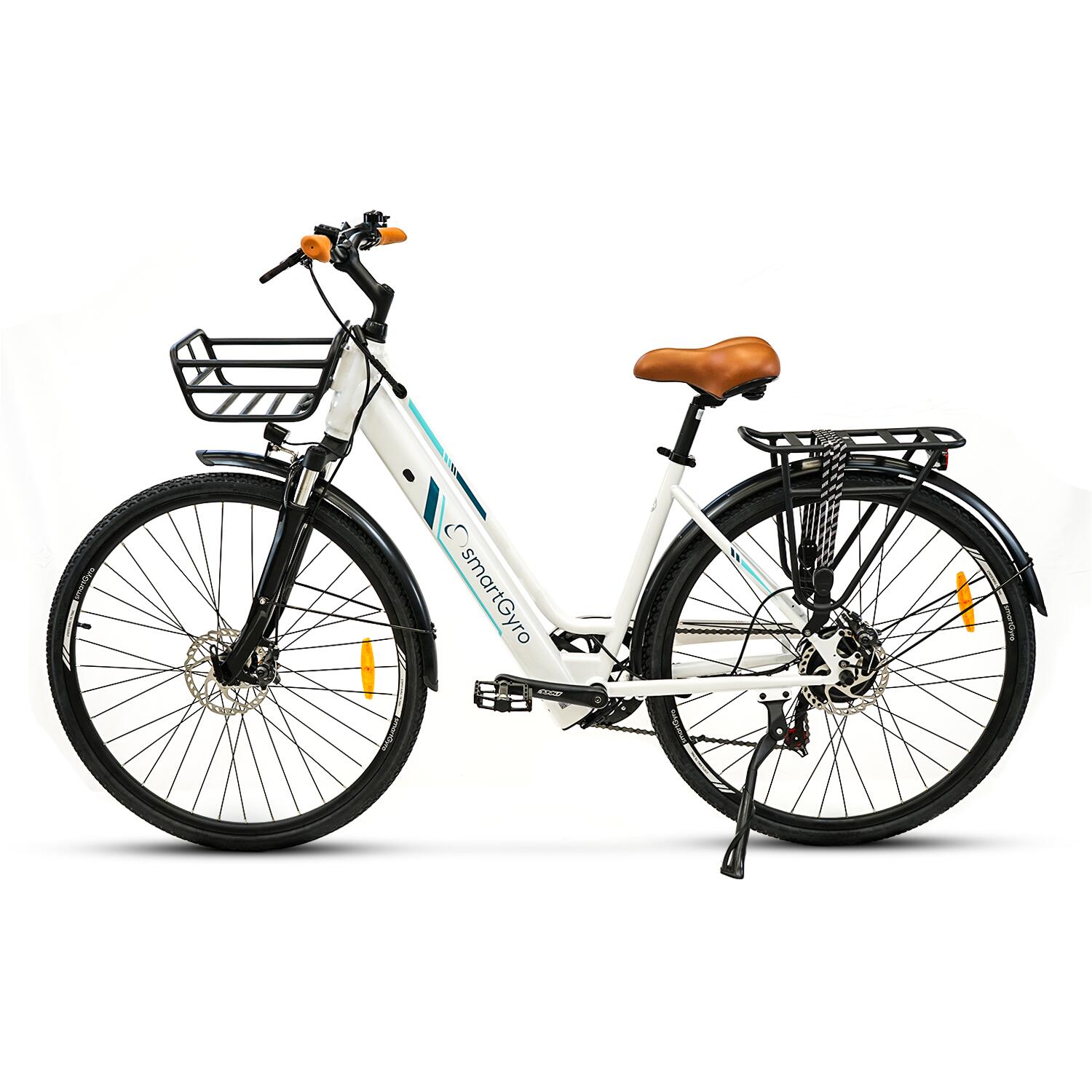SMARTGYRO Bicicleta Eléctrica de paseo smartGyro Sunset White 250W 36V 10Ah