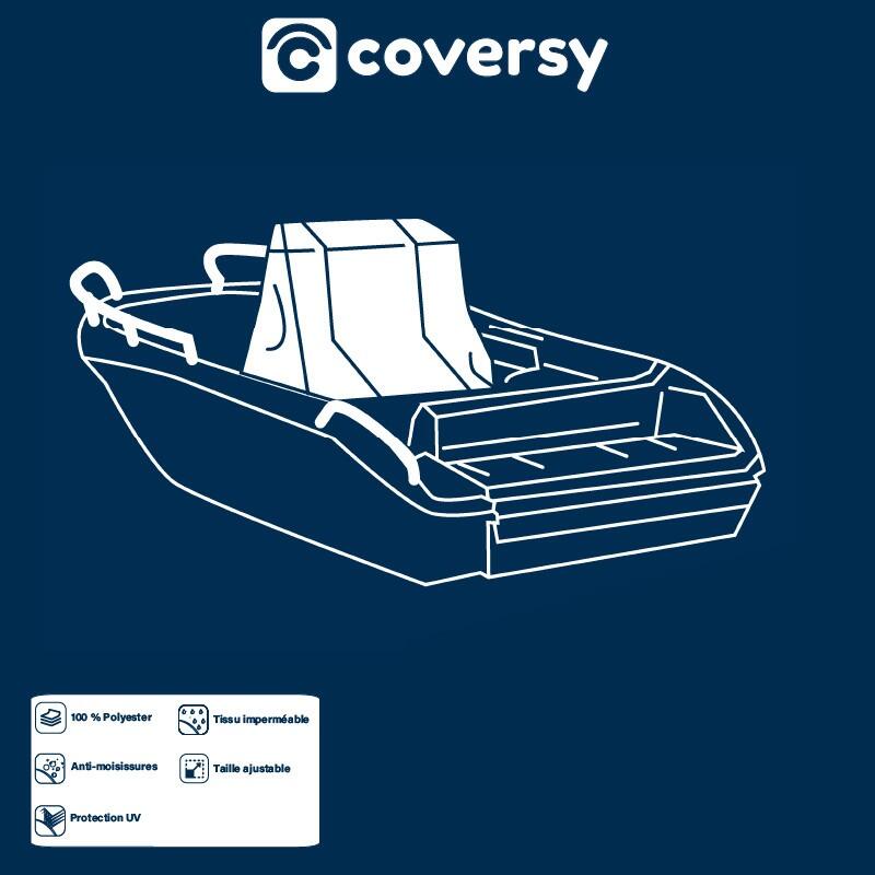 Housse console bateau - Gris - COVERSY - 115 x 55