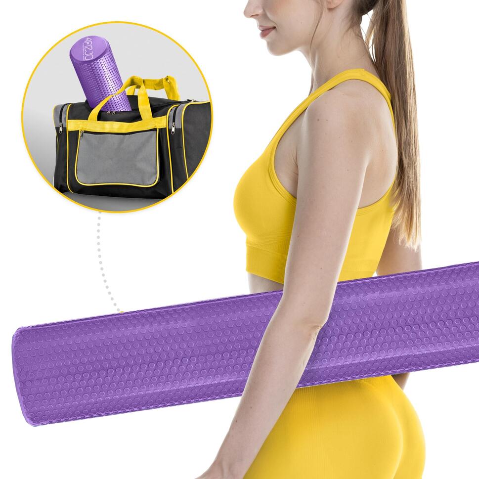 Roller do masażu z kolcami 4FIZJO CARE+ 90 cm