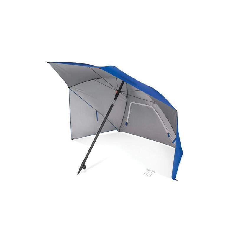 Strandparasol - UPF+50 bescherming - 2,4 m Ø - Blauw - SPORT-BRELLA Ultra