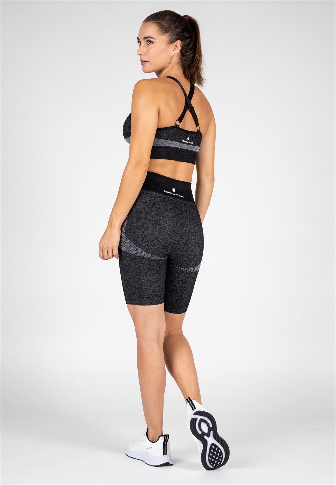 Selah Seamless Cycling Shorts - Zwart 3/6