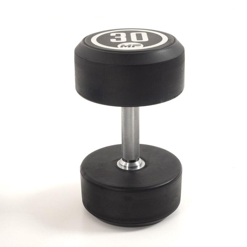 Muscle Power Ronde Rubber Dumbbell Set - 8 x 22,5-30 kg