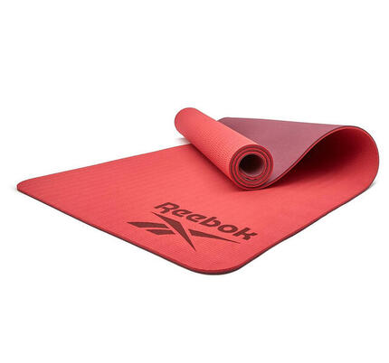 Tapis de Yoga double face - 6mm - Rouge