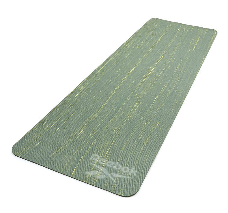 REEBOK Tappetino Yoga Camo - 5mm - Giallo/Verde