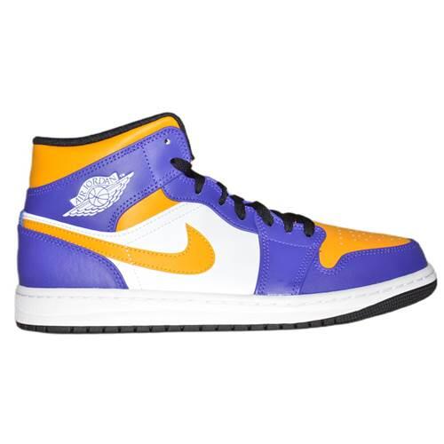 Buty do chodzenia męskie Nike Air Jordan 1 los angeles lakers