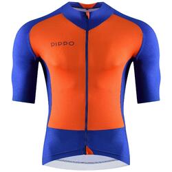 PIPPO - Stelvio Jersey maillot de course bleu orange