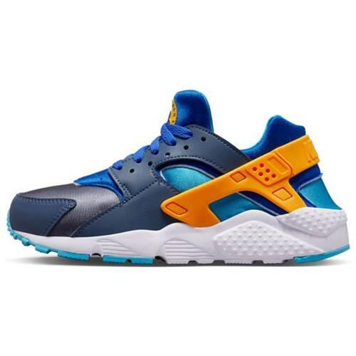 Nike - Chaussure Universel Enfants Nike Air Huarache Run Jr - Baskets - Bleu|multicolore - 38 - Decathlon
