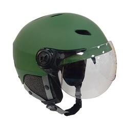 Casque YEEP.ME H.30 Vision LED Cool Grey - LED et Visière pour Vélo, Trottinette