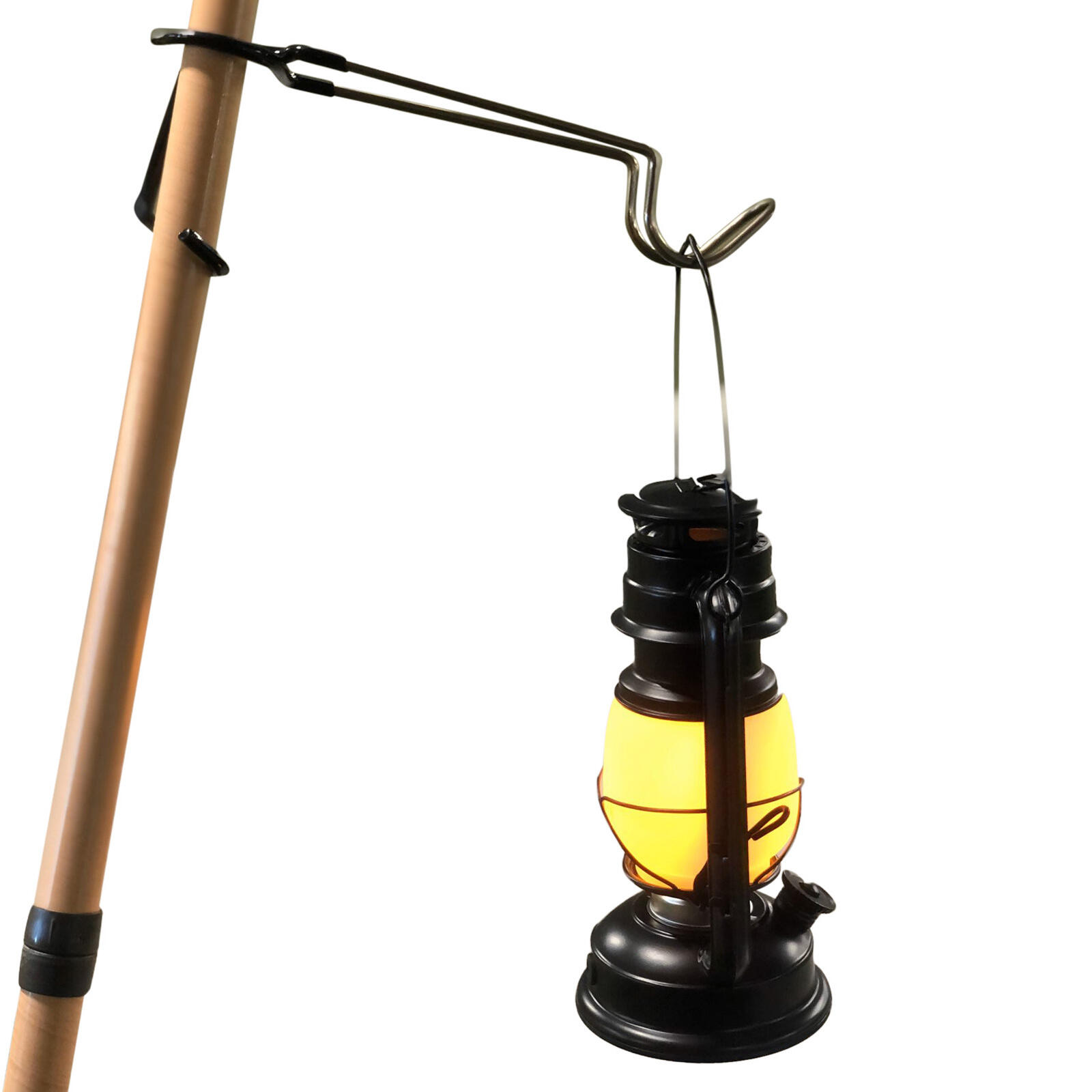 Campguru - Tiges De Tente Crochets Serrage Lampes Supports Camping Lanternes Pince - Crochet De Tente - Noir - Taille Unique - Decathlon