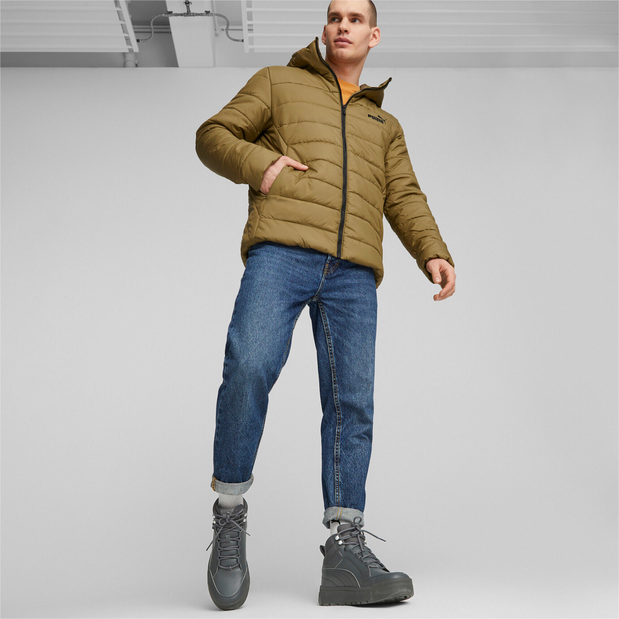 Veste Puma Essentials Padded Jacket, Marron, Hommes 6/7