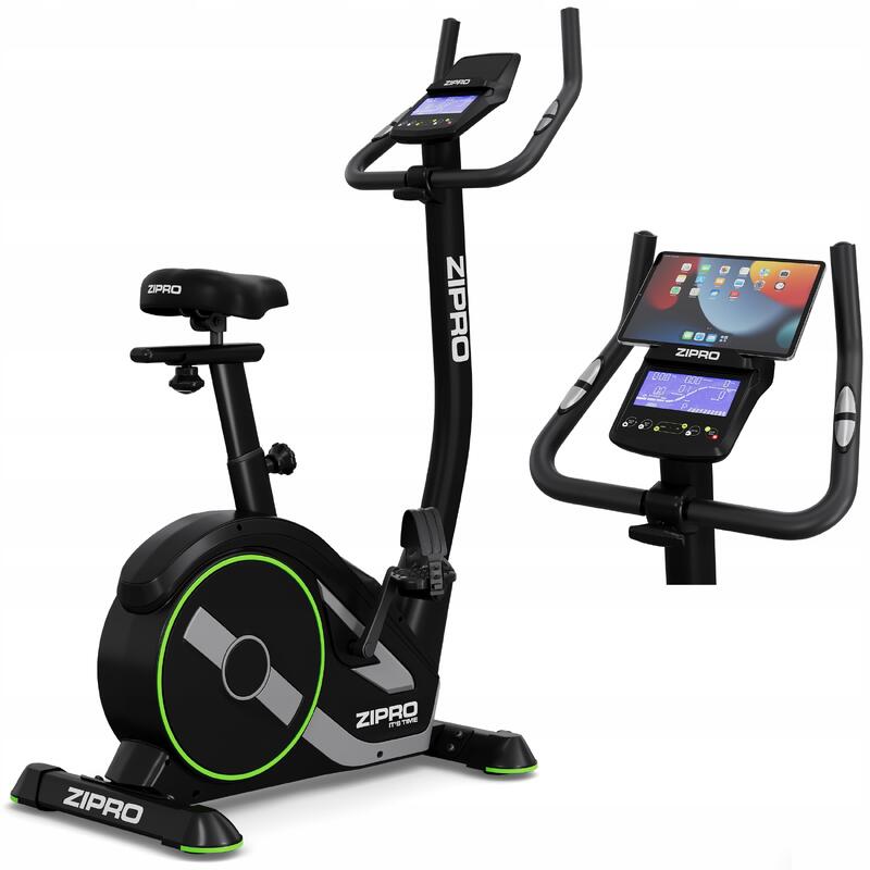 Heimtrainer Zipro Rave elektromagnetisch Fitnessfahrrad mit Zwift Kinomap