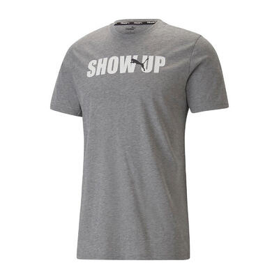 T-shirt puma performance running tee. grijs. mannen
