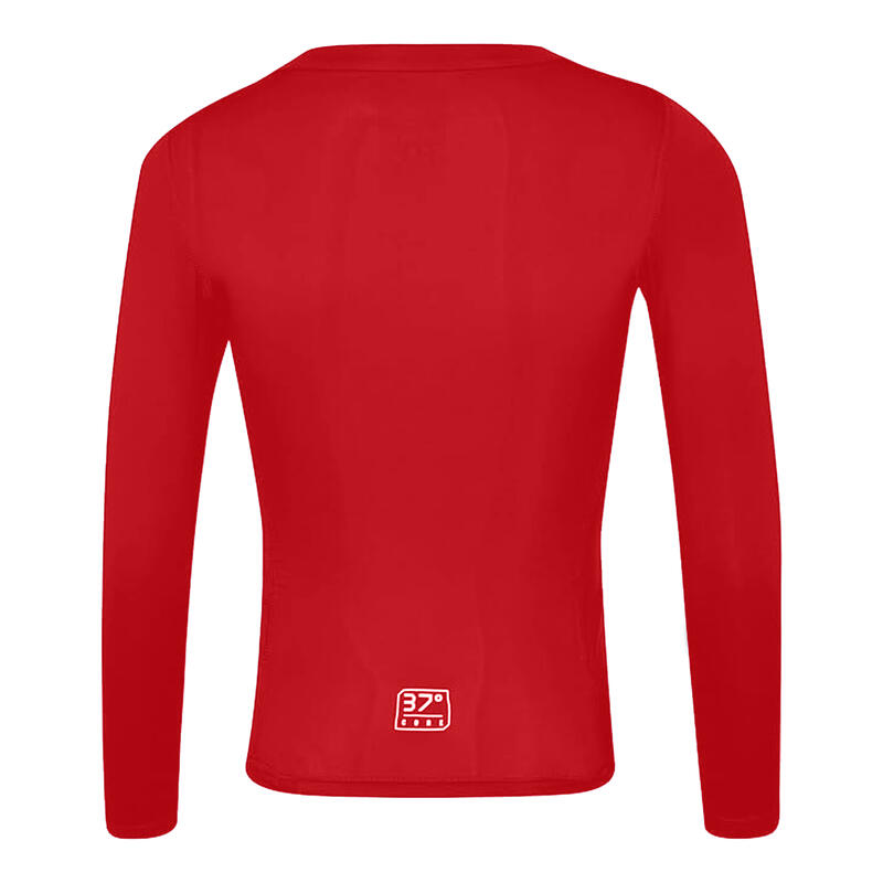 "Core" Base Layer Oberteil für Langärmlig Kinder Zinnoberrot