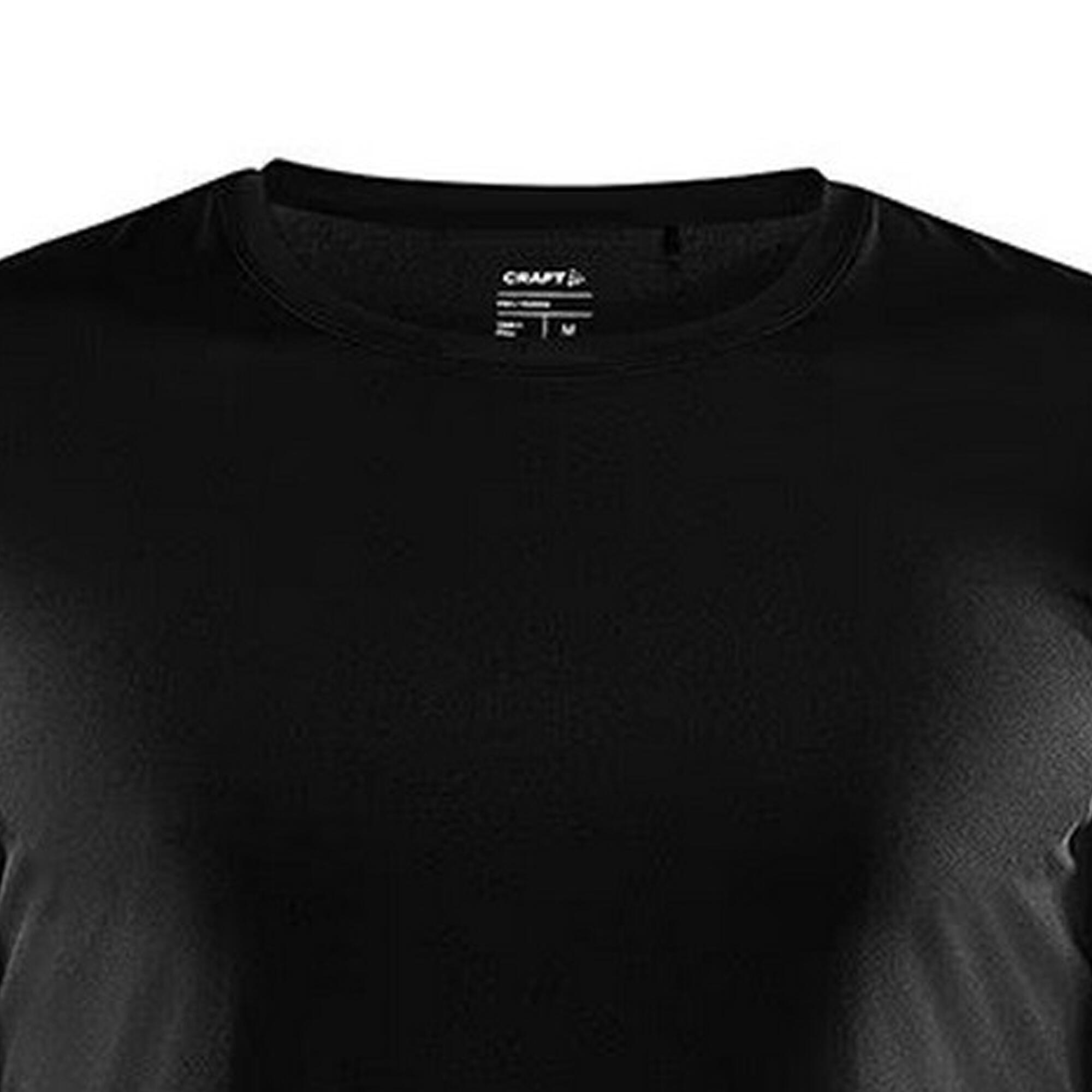 Mens Essential Core Dry ShortSleeved TShirt (Black) 3/3