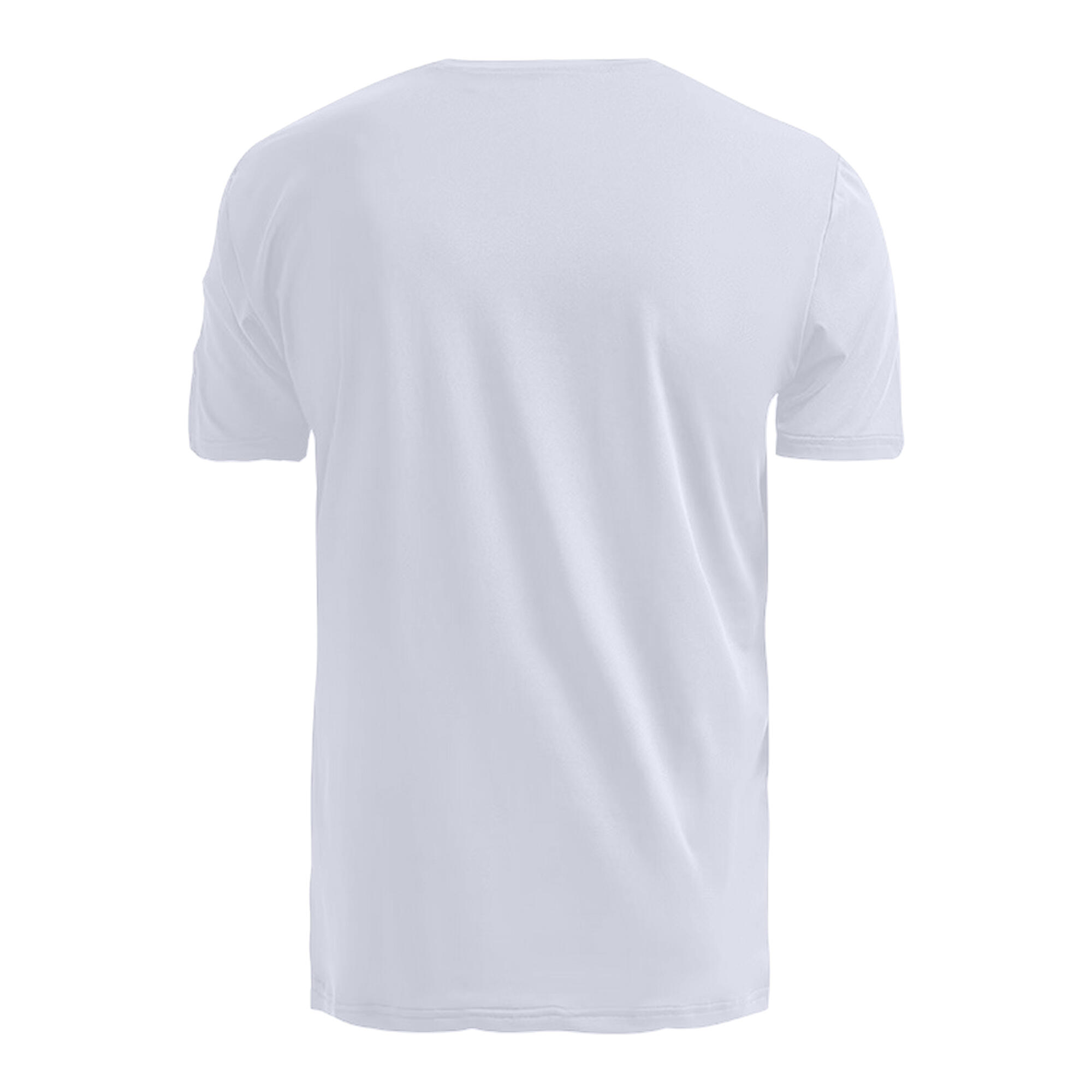 Mens Essential Core Dry ShortSleeved TShirt (White) 2/3