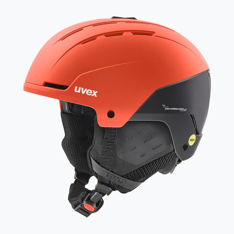 Kask narciarski UVEX Stance Mips fierce