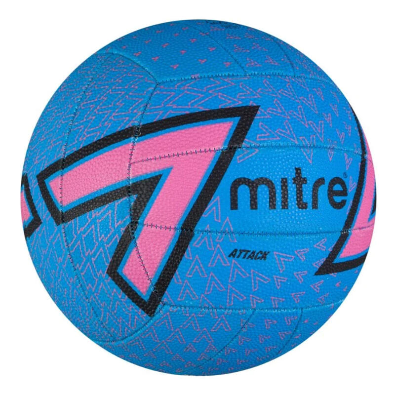 "Attack" Netzball 18 Panele Damen und Herren Blau/Pink/Schwarz