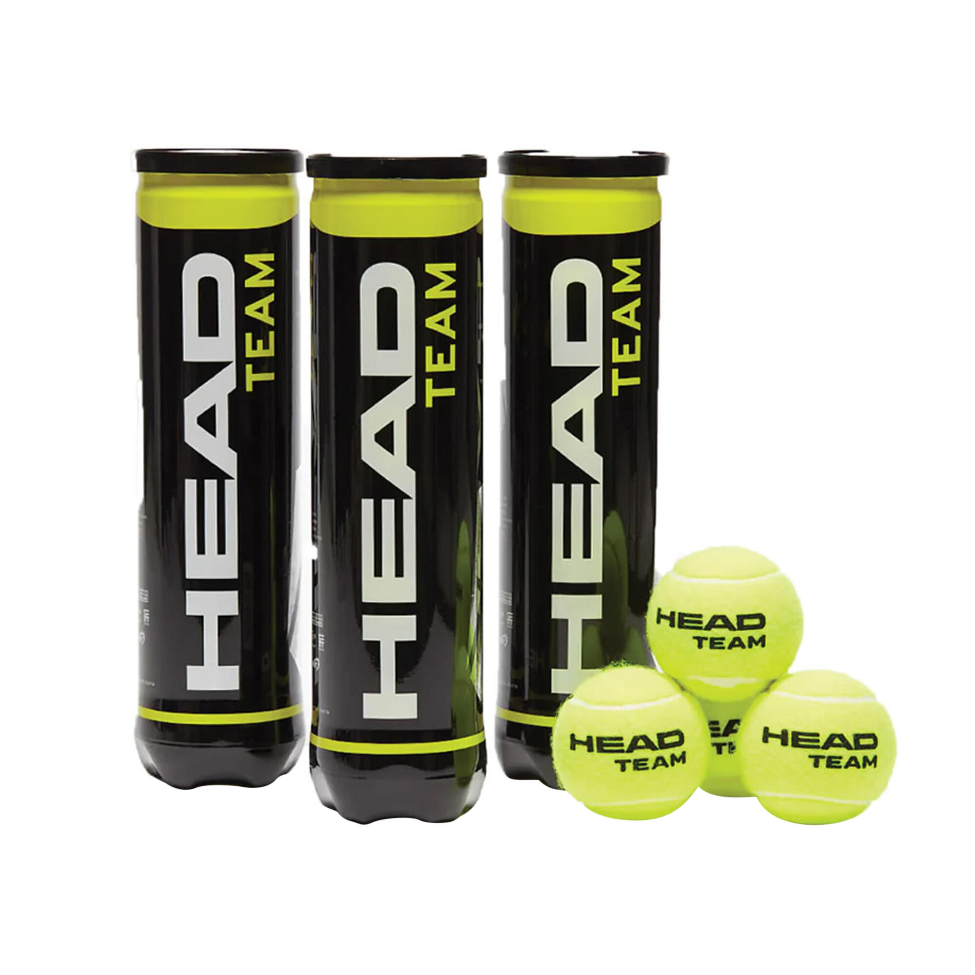 Team Tennis Balls (Pack of 12) (Green) 3/3